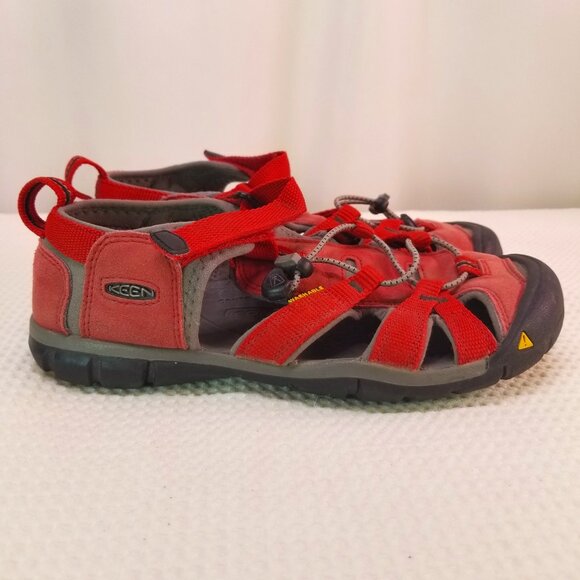 Keen Kid's Newport H2 Sandals Red Size 4 - Picture 1 of 7
